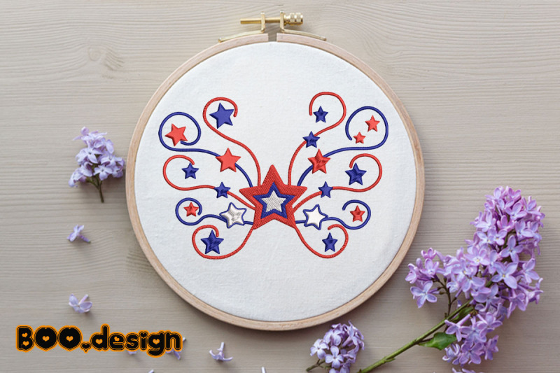 star-butterfly-4th-of-july-embroidery