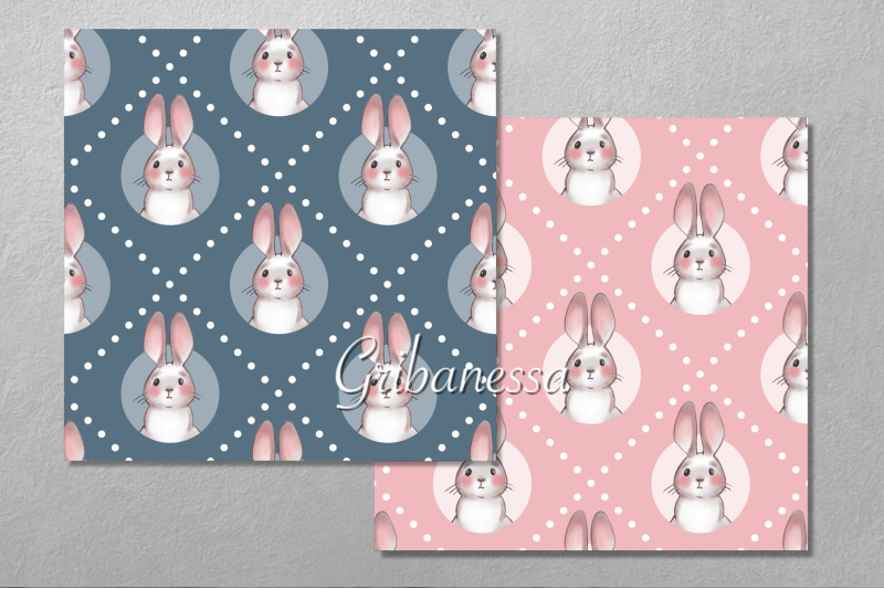 seamless-pattern-with-rabbits-bunny-digital-paper