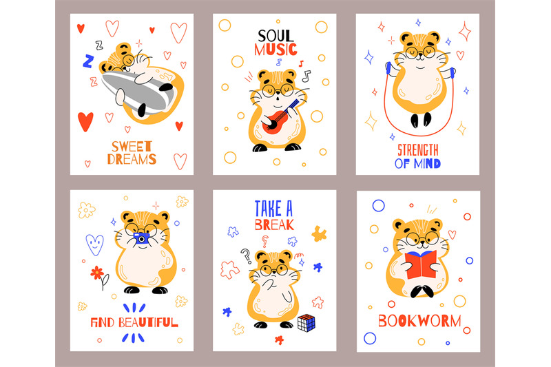 cute-hamsters-cards-funny-fluffy-animal-character-different-actions