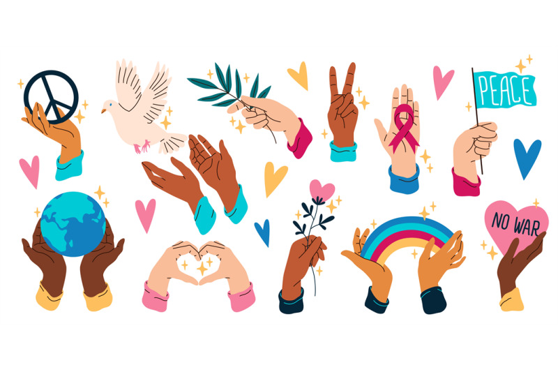 hands-hold-peace-symbols-human-arms-with-freedom-love-ecological-el