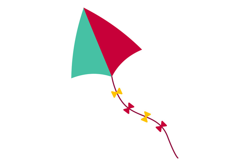 kite-icon-color-kid-air-toy-on-long-string