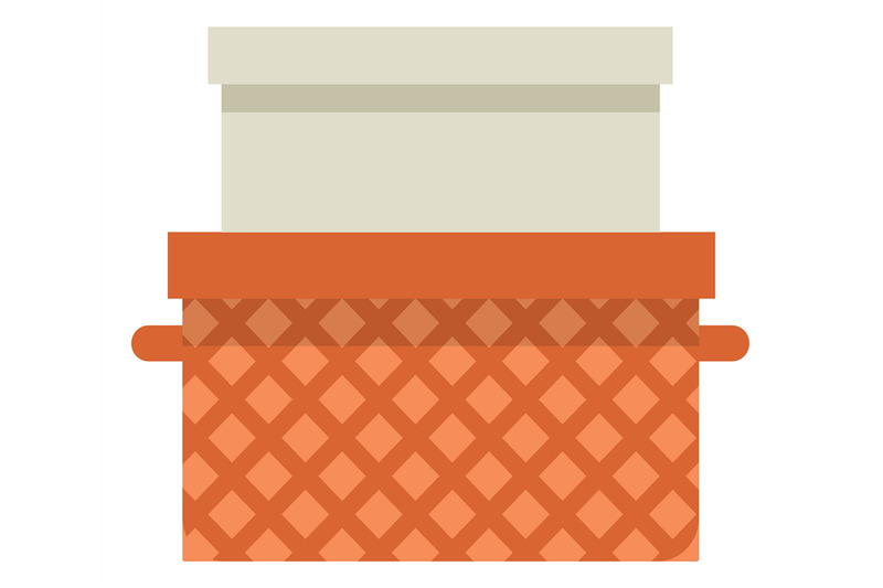 paper-box-containers-icon-patterned-home-storage