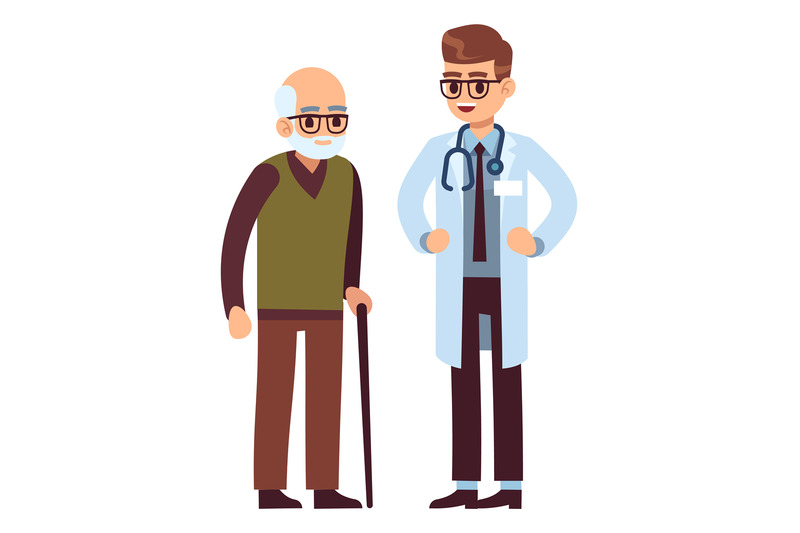 old-man-talking-with-doctor-senior-health-check