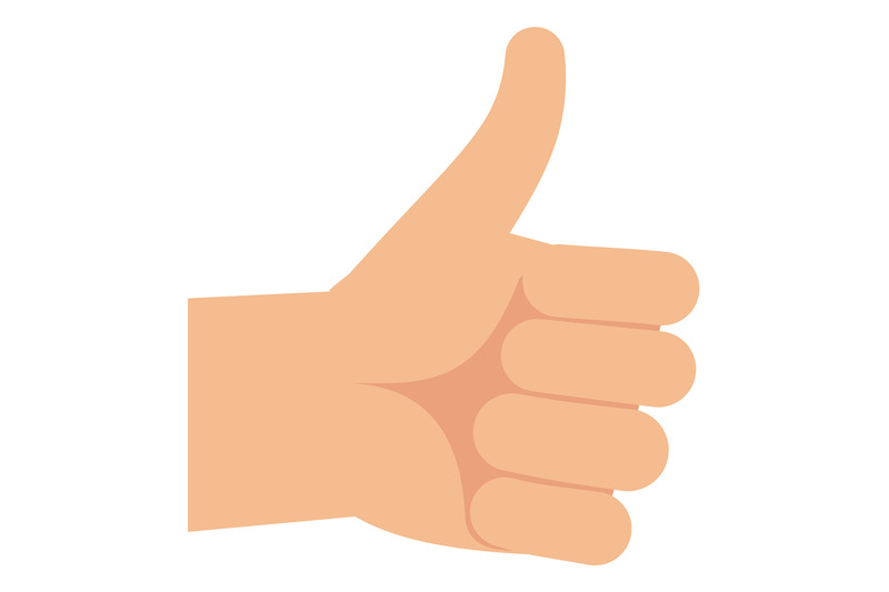 thumb-up-flat-icon-like-hand-gesture