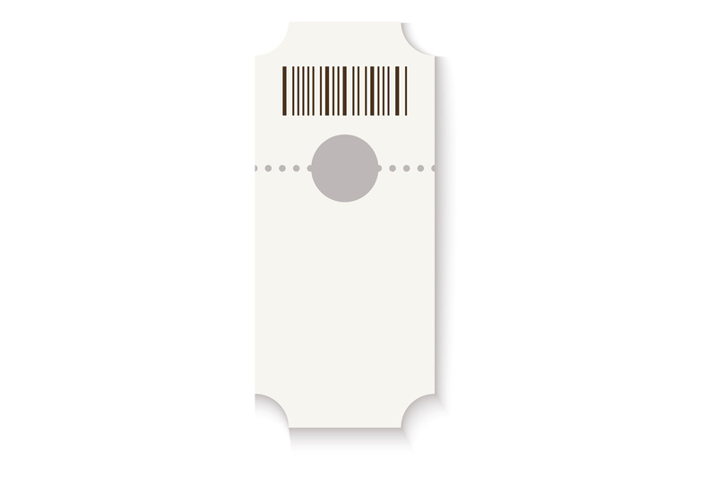 barcoded-ticket-mockup-realistic-white-blank-paper