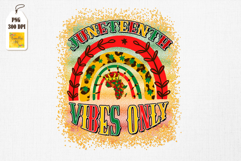 juneteenth-vibes-only-rainbow