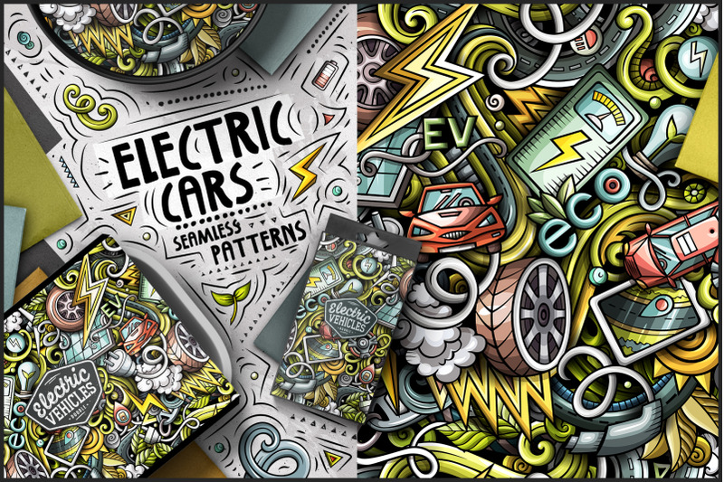 7-electric-cars-seamless-patterns