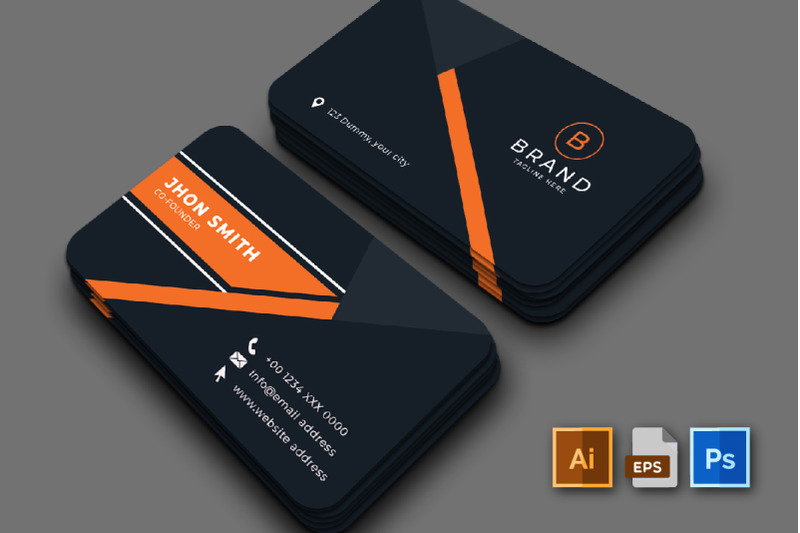 How About Orange: Printable business card freebie