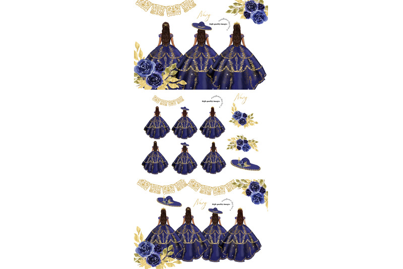 navy-blue-princess-dresses-clipart-navy-blue-quinceaera
