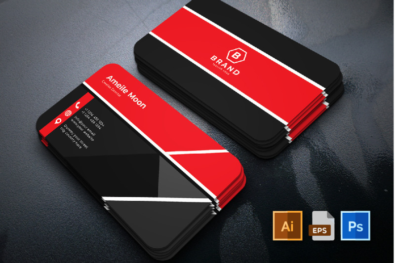 stylish-red-and-black-business-card