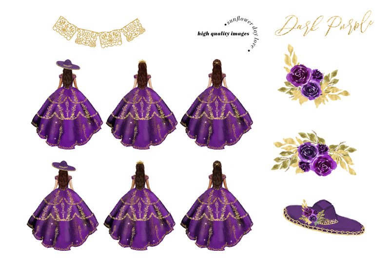 dark-purple-princess-dress-clipart-dark-purple-flowers