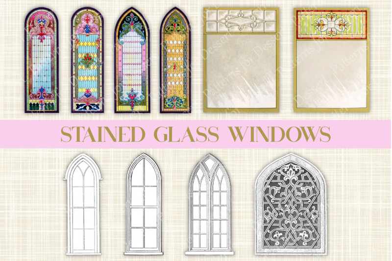 vintage-stained-glass-windows-clip-art