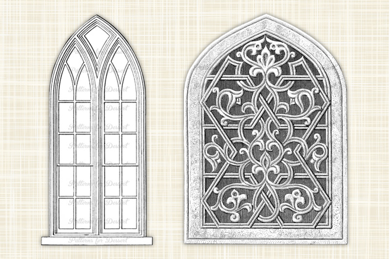vintage-stained-glass-windows-clip-art