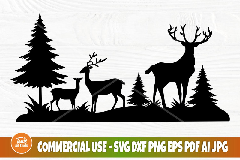 deer-family-svg-wilderness-svg-deer-scene-svg