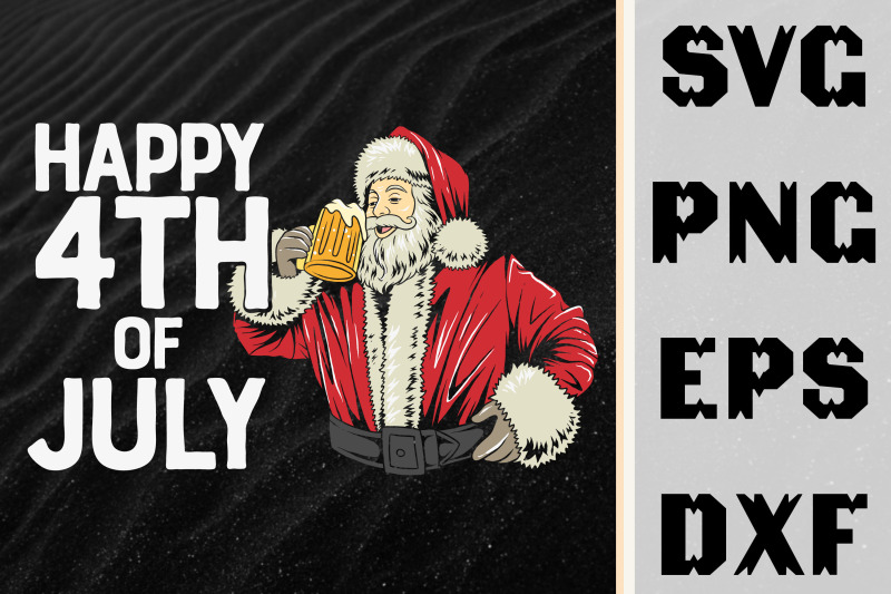 happy-4th-of-july-santa-xmas-in-july