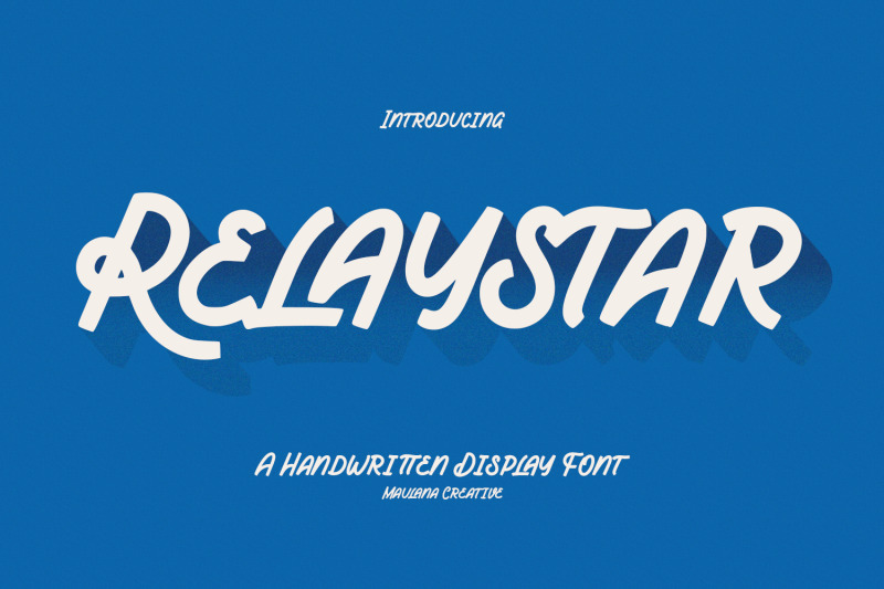 relaystar-handwritten-script-font
