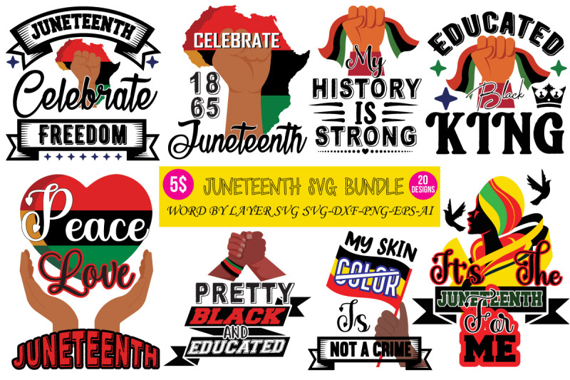 juneteenth-svg-design-bundle-juneteenth-svg-cut-file