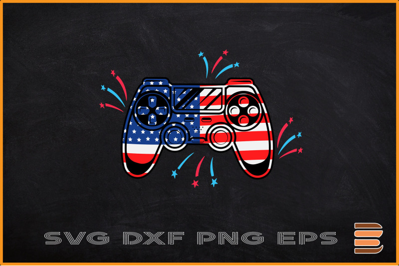 4th-of-july-video-game-gamer-usa-flag