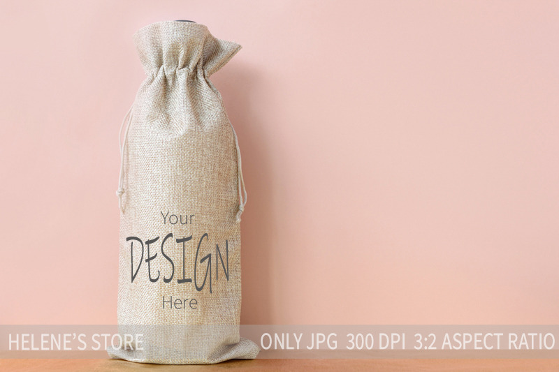 wine-gift-bag-mockup-halloween-mockup-fall-boho-style