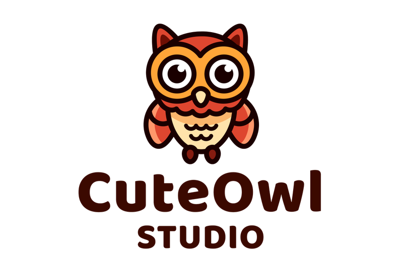 cute-owl-logo-template