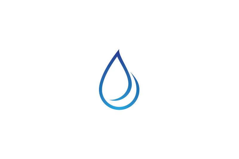 water-drop-logo-images-illustration