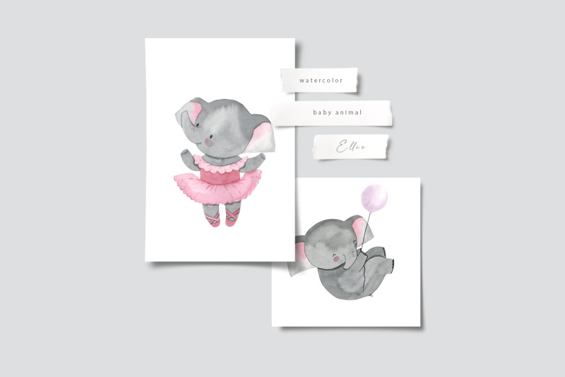 elephant-clipart-safari-animal-watercolor
