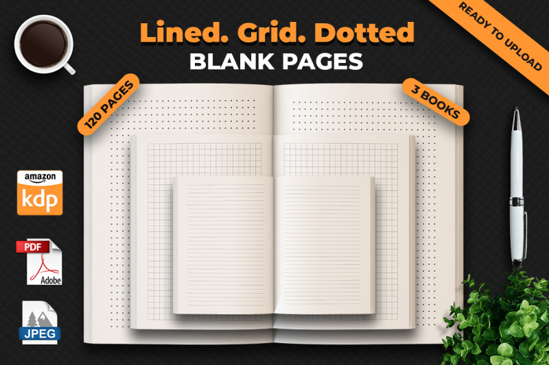 lined-grid-dotted-paper-kdp-interior