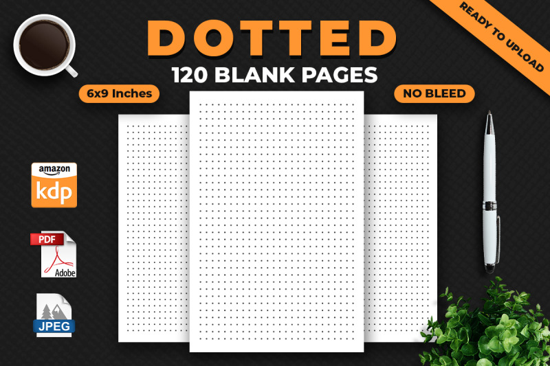 dotted-blank-pages-kdp-interior