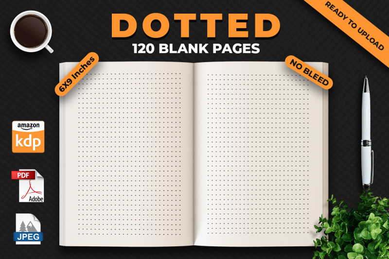 dotted-blank-pages-kdp-interior