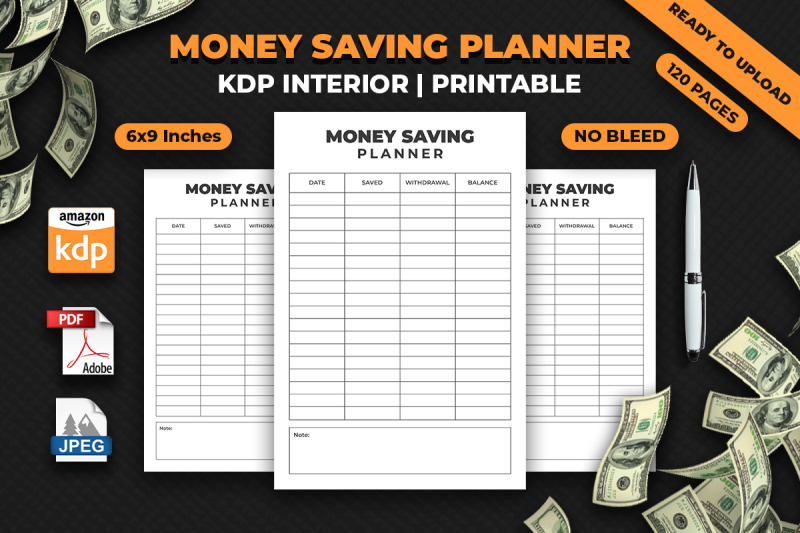 money-saving-planner-kdp-interior