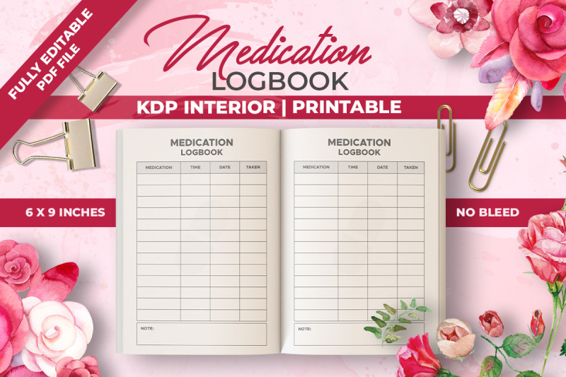 medication-logbook-kdp-interior