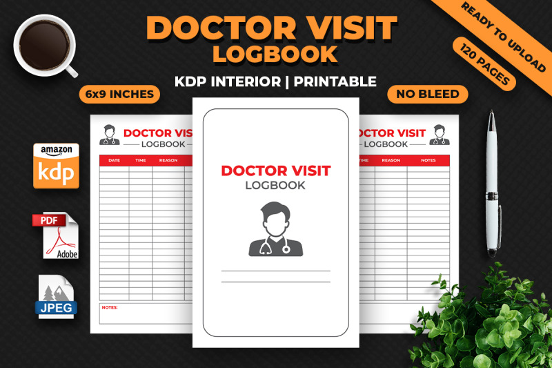 doctor-visit-logbook-kdp-interior