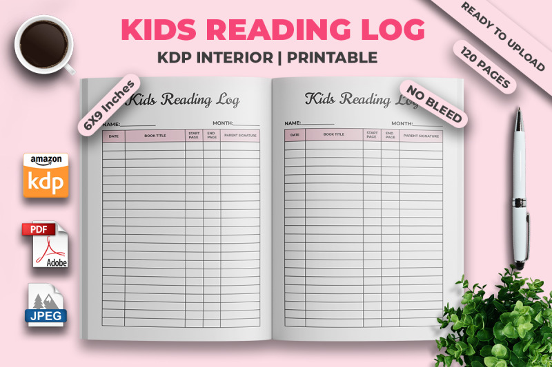 kids-reading-log-kdp-interior