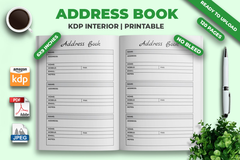 address-book-kdp-interior