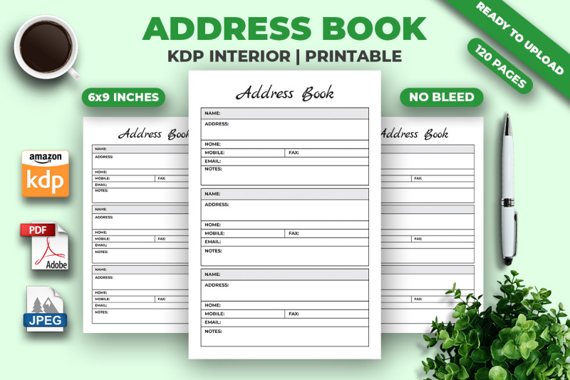 address-book-kdp-interior