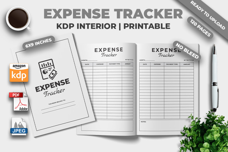 expense-tracker-kdp-interior