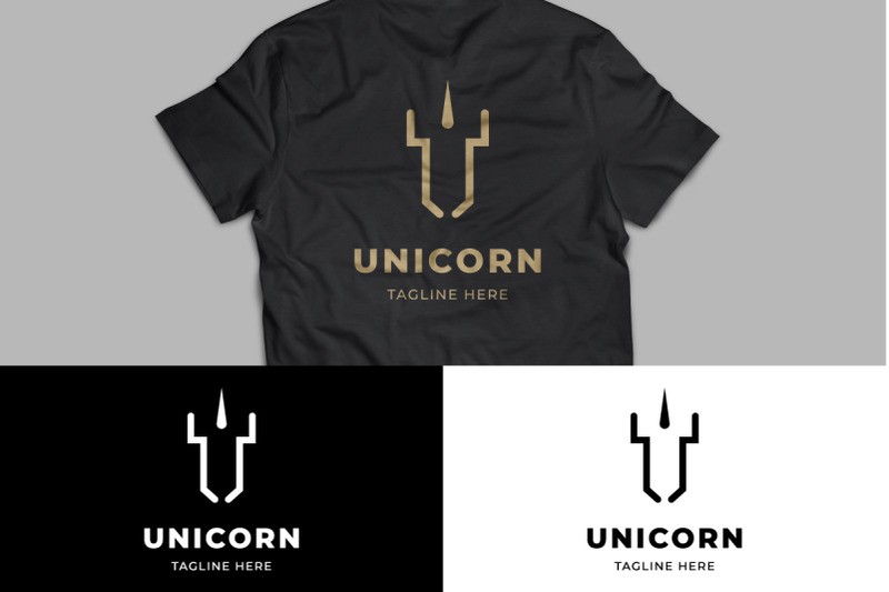 unicorn-minimalist-logo