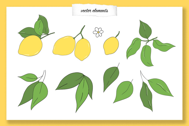 summer-lemons-set-of-vector-graphics-ai-eps10-jpeg