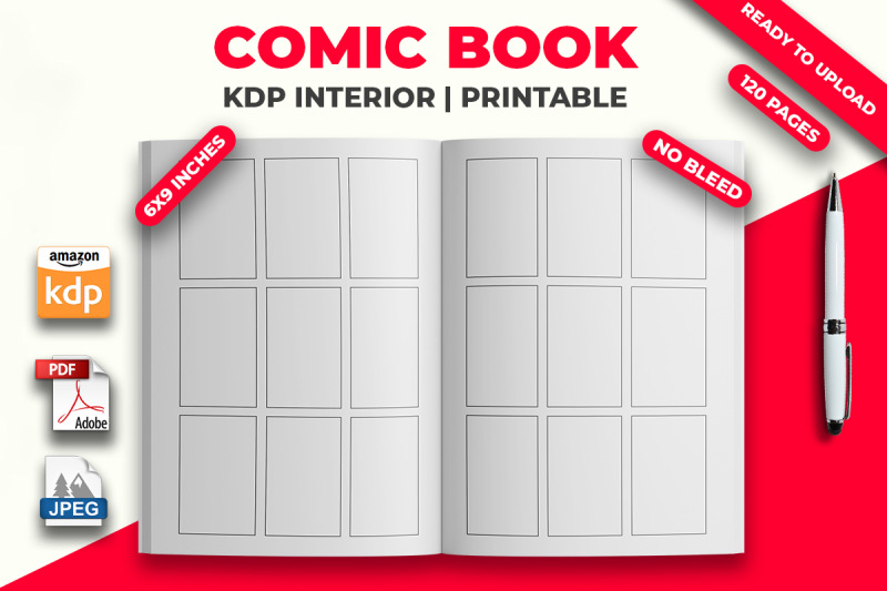 comic-book-kdp-interior