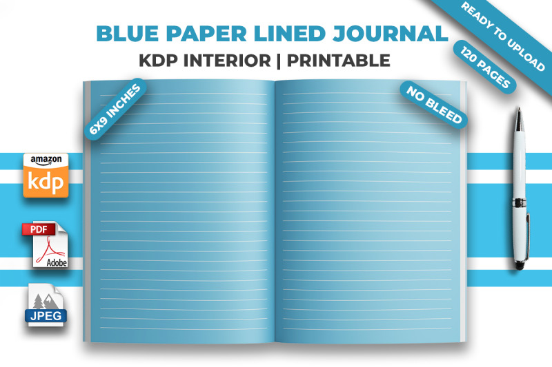blue-paper-lined-journal-kdp-interior
