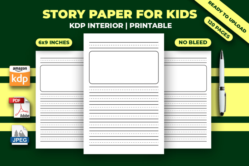 story-paper-for-kids-kdp-interior