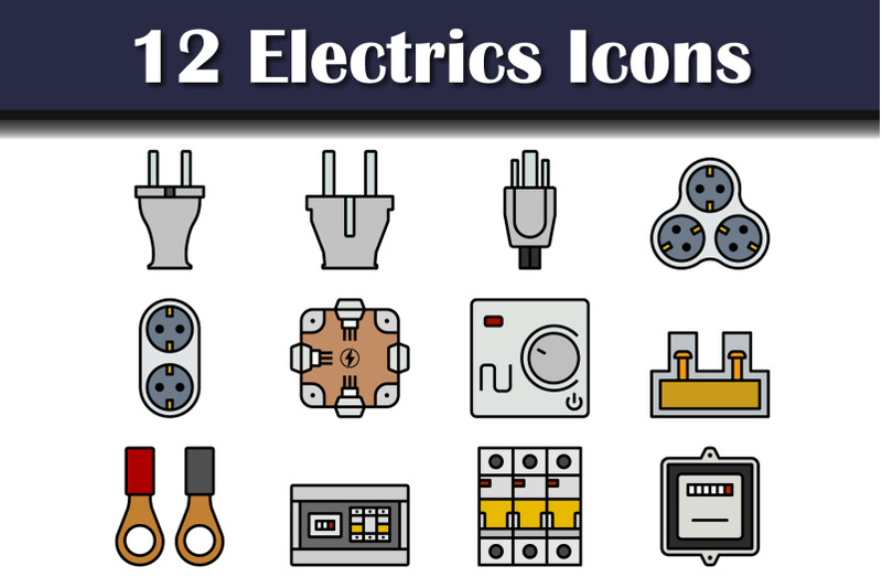 electrics-icon-set