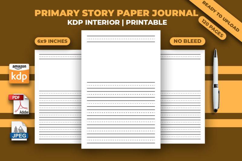 primary-story-paper-journal-kdp-interior