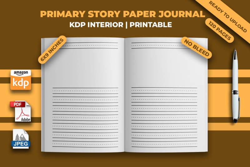 primary-story-paper-journal-kdp-interior