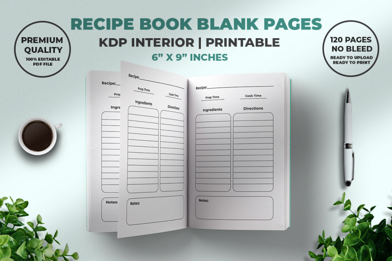 recipe-book-blank-pages-kdp-interior