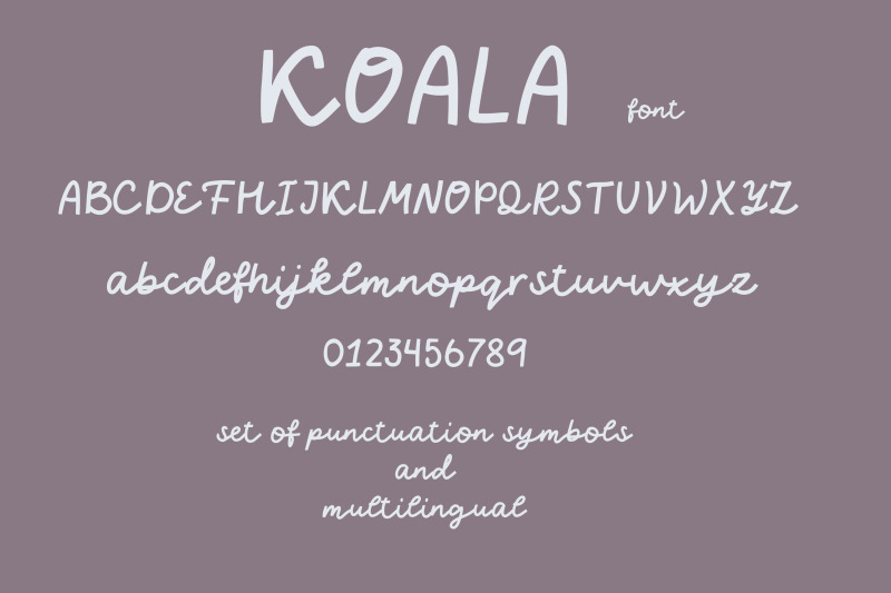 koala-a-charming-display-font