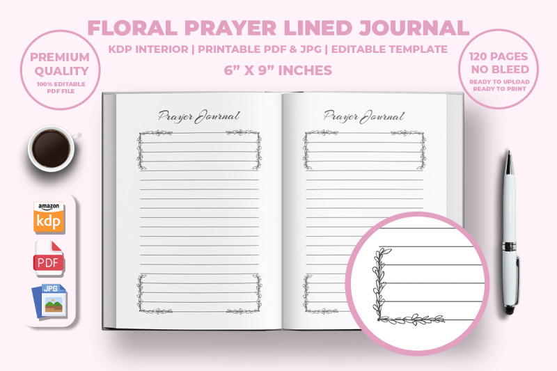 floral-prayer-lined-journal-kdp-interior