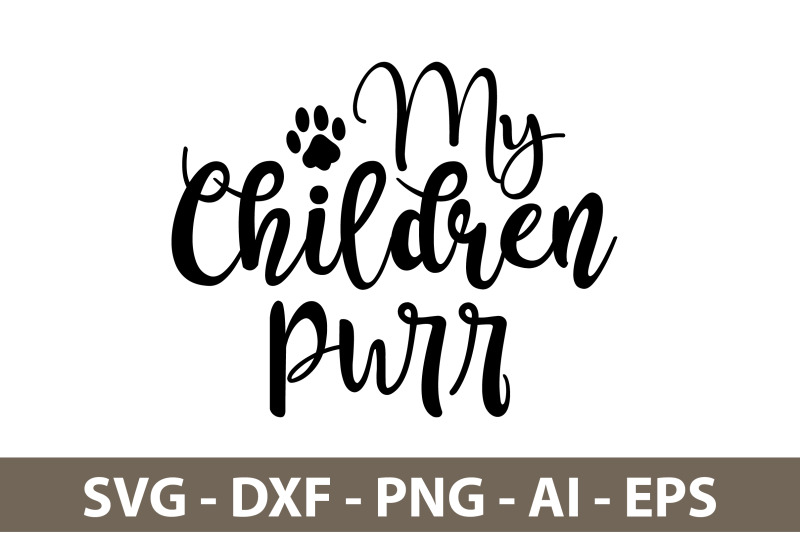 my-children-purr-svg