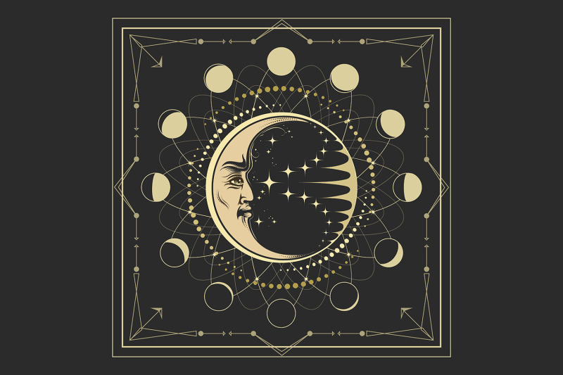 crescend-moon-in-a-circle-of-lunar-phases-astrological-emblem