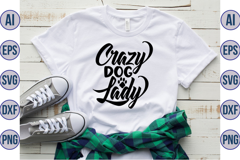 crazy-dog-lady-svg